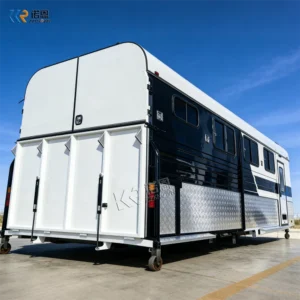 Foldable Durable Modern Horse Trailer Elegant Lightweight Appearance Horse Trailer for Horse Transport