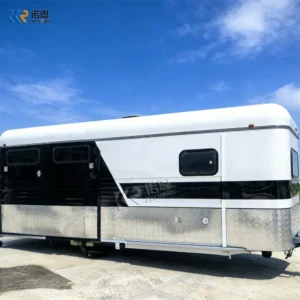 Classic Elegant Portable Horse Trailer Lightweight Modern Design Horse Trailer for Equine Travel