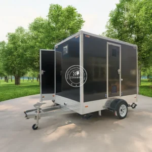 2025 Hot Sale Luxury Moving Trailer Restroom Trailers Construction Restroom Accessible Trailer Portable Toilet