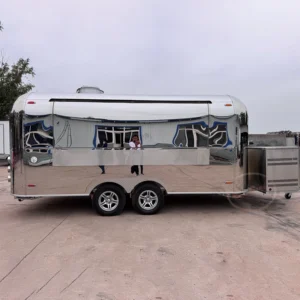 Outdoor Food Trailer Coffee Cart Truck Mobile Ice Cream Bar Juice Bar Utility Trailers for Camping Sale